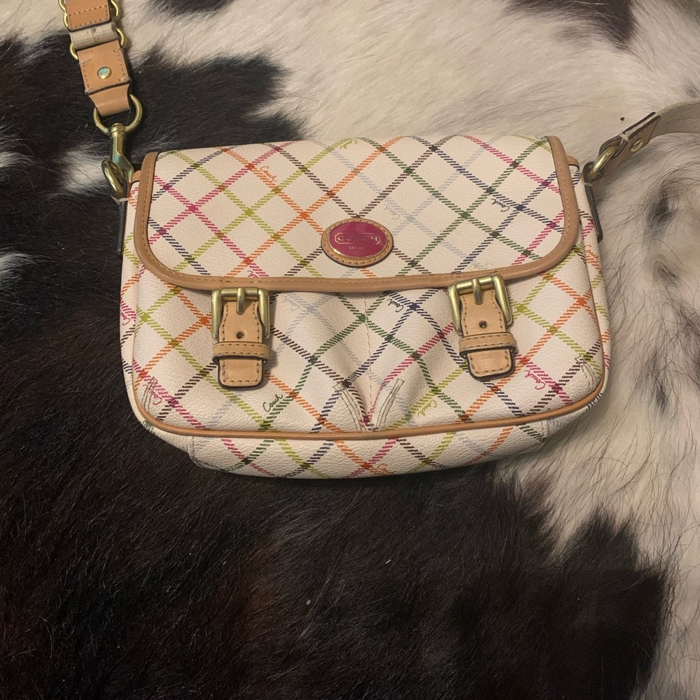 Coach cross body mini purse